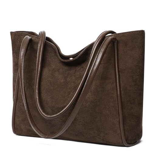 Sac cabas femme SENDEFN grand format avec bouton et poche zippée de sécurité
