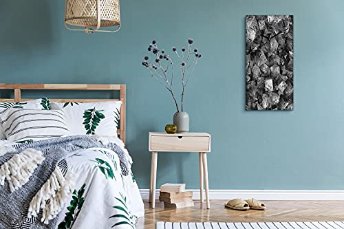 Horloge sur toile 30x60cm cube abstrait moderne