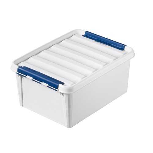 Hammarplast 3193010 Clipbox Smart Store Robust 31 - Caja de plástico con Cierre de Clip, 50 x 39 x 26 cm, 31 L, Color Blanco