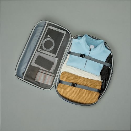 Image of AmazonBasics 46 Ltrs Carry-On Travel Backpack, Navy