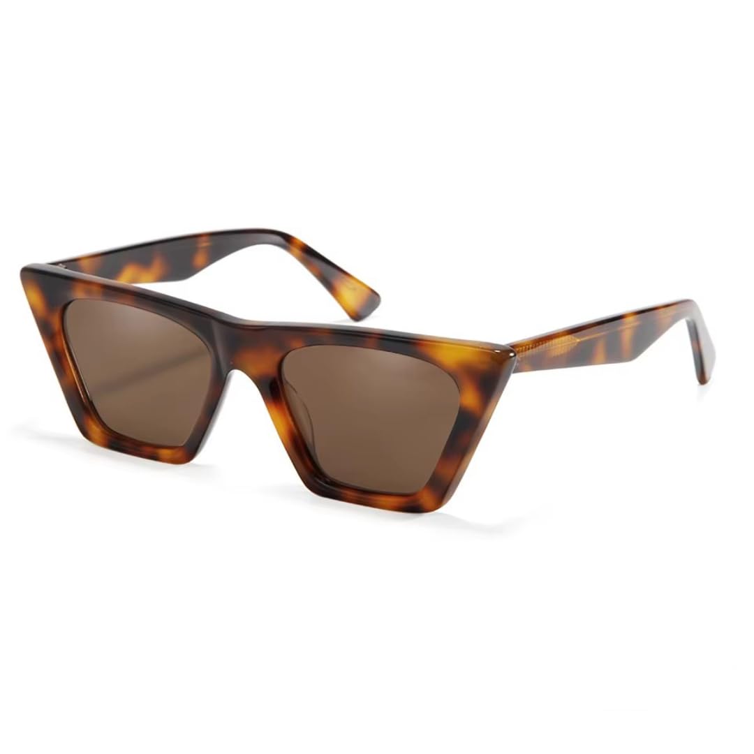 Occhiali da sole oversize da donna alla moda con montatura in acetato, polarizzati, per donna, tonalità UV400