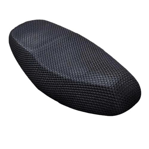 Funda asiento transpirable antideslizante de nido de abeja para motocicleta