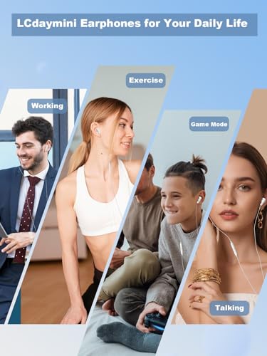 USB C Headphones for iPhone 16 iPhone 15 Pro Max Earphones Wired for Samsung Galaxy S25 S24 S23 Ultra A16, in Ear Phones with Stereo Microphone Volume Control USB C Wired Earbuds for Google Pixel 9 8