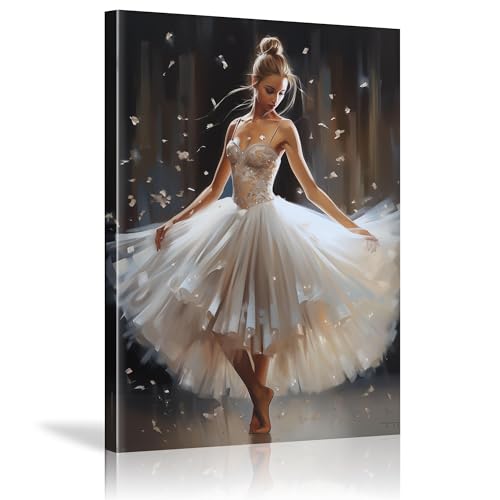 Tableau de ballet abstrait pour décoration murale salon et chambre