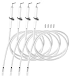 Hicello 4PCS Grill Igniter Wire Kit with Ceramic Electrodes Replacement for Aussie, Charbroil, Dyna-Glo, Jenn Air and More Gas Grills and BBQ Grills (Wire Length: 27 Inch)