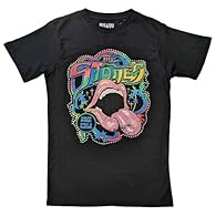 60% Recycled Cotton, 40% Recycled Polyester. Design: Embellished, Logo, Neon, Printed, Text. Neckline: Crew Neck. Sleeve-Type: Short-Sleeved. Embellishments: Diamante.