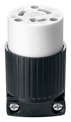 Conector Eaton L520C industrial de alta resistencia con blindaje Hart-Lock de 125V 5