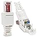 Produktbild 2X Netzwerk Stecker RJ45 Cat6 Cat7 Cat5 LAN Kabel werkzeuglos Netzwerkstecker ohne Werkzeug werkzeugfrei Crimpstecker für Patchkabel Netzwerkkabel