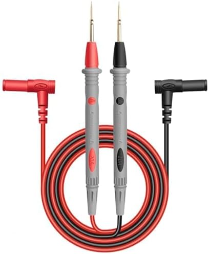 Test leads 1000V 20A Ultra-Sharp Gold-Plated Test Probe Lead for Multimeter Meter Test lead, 40.5 inch / 103 cm, multimeter test leads for Fluke/AstroAI/INNOVA/Klein Multimeter Electronic Clamp tester
