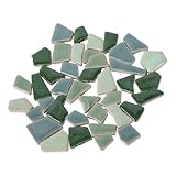 Pierre de mosaïque émaillée : ses couleurs vives et son aspect irrégulier vous offrent un moment de créativité et de plaisir lors de vos créations DIY
