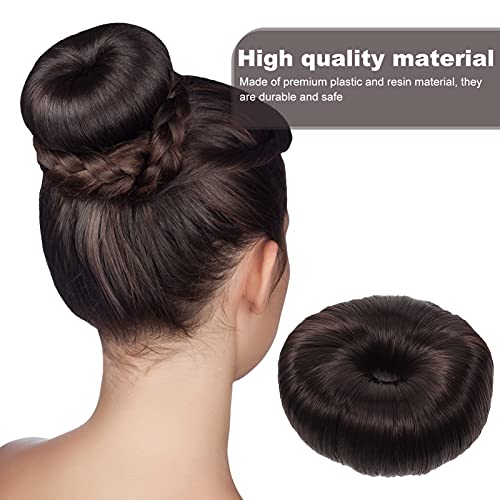 FRCOLOR 2Pcs Anel Styler Criador Cabelo Donut Bun Criador Cabelo Donut Peruca Bun Criador Scrunchies