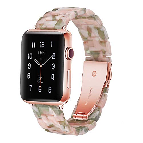 Image of Light House Apple Watch Bands-Fashion Lightweight Resin iWatch Bands for Women Men 38mm /40mm /41mm /42mm(Series 11 10), 49mm /46mm /45mm /44mm /42mm(S 3 2 1), Compatible with Apple Watch Series 11 SE 10 9 8 7 6 5 4 3 Ultra