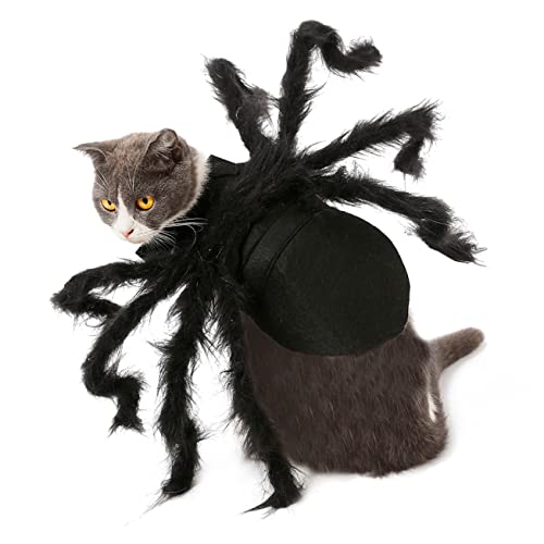 Disfraz Araña para Perro Talla M Negro miniatura 6