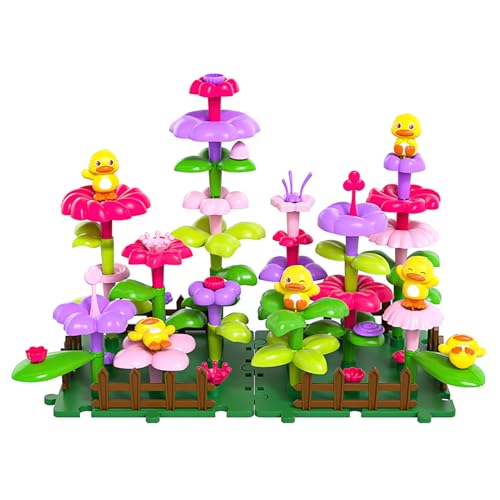 Novaluki 68PCS Flower Garden Building Toys