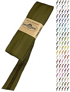 Sandras-Bastelladen Oakidoki Schrägband Dunkel Graugrün 5m
