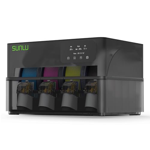 SUNLU AMS Heater, Compatible with AMS Gen 1 – Enables Simultaneous Printing & Drying, Easy Installation, Fast Heating to 70°C, 4-Spool Capacity Filament Dryer