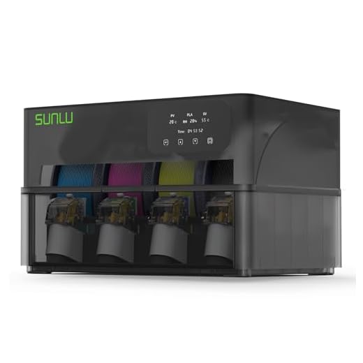 SUNLU AMS Heater, Compatible with Bambu lab AMS Gen 1 – Enables Simultaneous Printing & Drying, Easy Installation, Fast Heating to 70°C, 4-Spool Capacity Filament Dryer