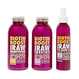 Real Raw Biotin Shampoo, Conditioner & Leave In Treatment Kit