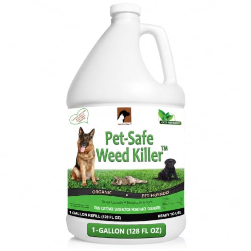 Just For Pets Pet Safe Weed Killer - 1 Gallon (128 oz) Refill