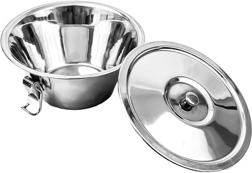 Space Home - Flanera Individual con tapa - Molde para Flan de Acero Inoxidable - Molde para Pudín - 18 cm