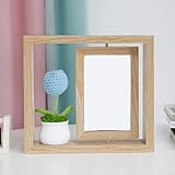 Estilo de decoración sutil: la silueta minimalista y el color de madera natural se integran con interiores modernos y funcionan bien con la decoración de plantas en maceta de flores de hilo para un toque acogedor.
