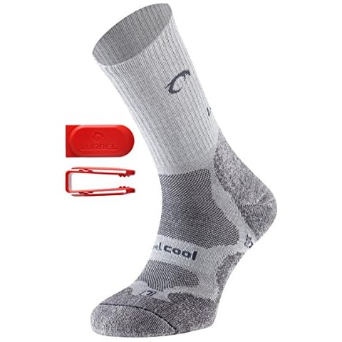 Lurbel - Socks Mountain, Colour, unisex_adult, Ice grey, L Cover