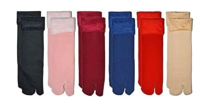 Winter Thermal Toe Dark Colour Wool Heavy Duty Valvet Warm Ankle Length Socks Ladies/Women/Girls Winter Socks (Multicolor, 4 pairs) (MULTI)-image-36