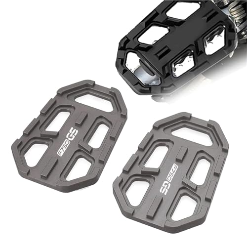 Repose-Pieds Larges en Aluminium pour F750GS 2013-2019 : Confort Premium