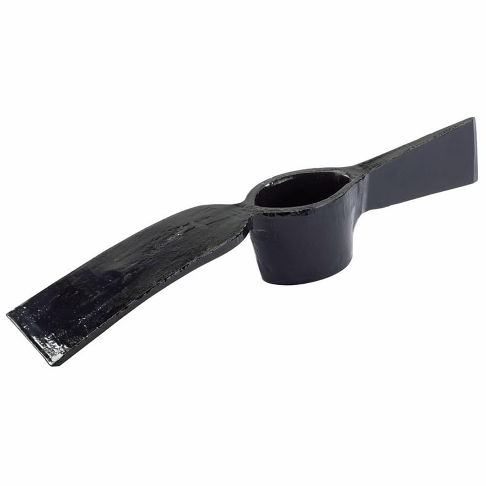 Draper Forged Steel Mattock Head | Cutting Hand Tool | 2.27Kg Heavy Soil Digging Accessory | 90mm Wide Blade | Eye Size 70 x 50mm | 27590