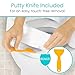 Vive Toilet Seat Cushion (Soft Cushioned Foam) - Easy Clean Soft Padded Bathroom Attachment - Elongated, Standard Seats - Comfort & Support Donut for Handicap Adults