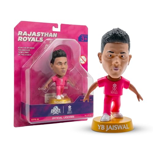Image of Action Figure, 3 Inch Yashasvi Jaiswal, IPL Edition | 360 Rotatable Head, Cricket Player, For Fans & Collectors