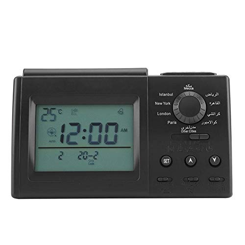 Lecxin Muslim Prayer Alarm Clock, LED Display Digital Alarm Clock