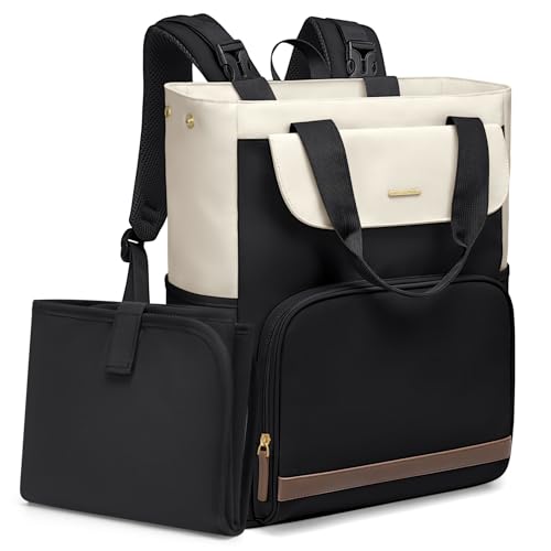 GOLF SUPAGS 25L Sac a Langer Bebe avec Matelas à Langer Portable et Sangles pour Poussette, Sac a Dos Isotherme, Sac à Dos à Langer Maternité, pour Maman ou Papa...