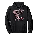 Photo Gallery flower dandelion exotic animal tropical bird pink flamingos felpa con cappuccio Photo Gallery flower dandelion exotic animal tropical bird pink flamingos felpa con cappuccio