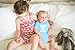 AW Fashions Made in VaChina Baby Bodysuit Funny Cute Baby Girl Clothing or Boy Outfit Infant Romper (Newborn, Light Blue)