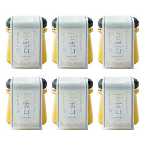 ギフト 贈り物 雪白 秋田屋 はちみつDAYS 6本セット ケース付き 90g×6本 トースト専用ハチミツ はちみつバター プレゼント