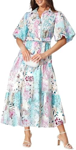 Sissyaki Women's Floral Maxi Dress 2026 Summer Spring Wedding Gue...