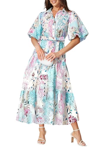 Image of Sissyaki Women's Floral Maxi Dress 2026 Summer Spring Wedding Guest Dress
