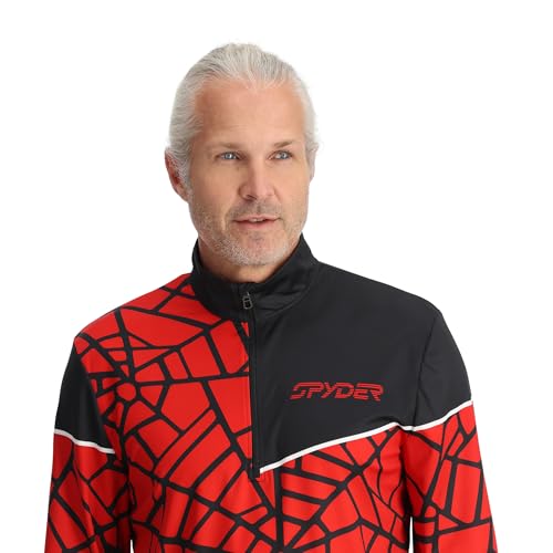 Spyder Vital 1/2 Zip vêtement anti-transpiration homme contre le coup de froid