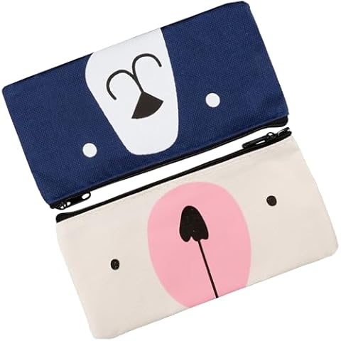 Tabanzhe Cartoon Animal Pencil Bag Set Cover
