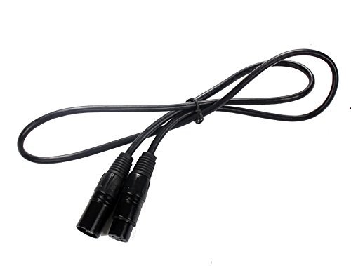 4PCS 1m long dmx 512 Cable dmx 3.2t 3 Pin True Dmx Cable male to female for dmx stage lights