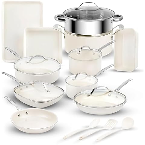 Gotham Steel 20-Piece Ceramic Cookware Set Cover