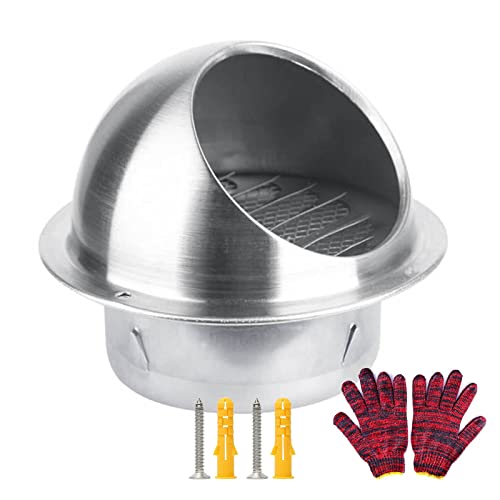 Cubierta de ventilación de pared resistente a la intemperie contra humedades e insectos 2