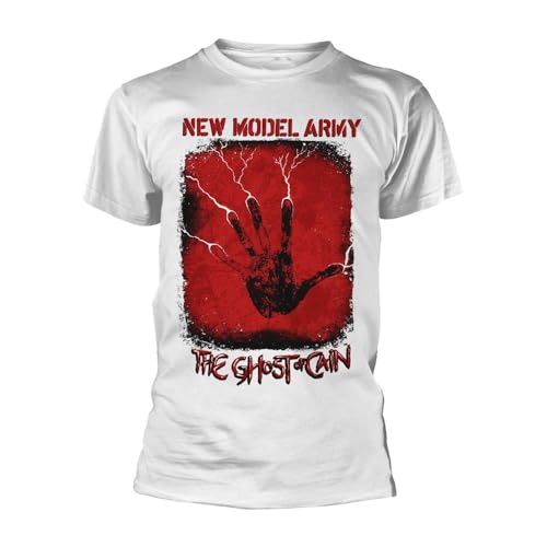 T-shirt de l'armée blanc The Ghost Of Cain anti-déformation robuste