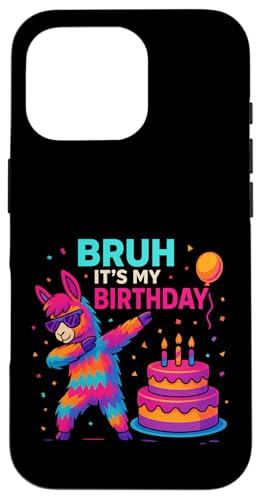 Kids Dabbing Llama Birthday Funny Bday Party Tee Gifts Coque pour iPhone 16 Pro