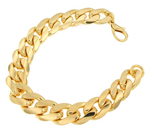 tendenze-ITALY Hombres Unisex  tendenze ITALY 10/000  Oro dublé de 18 quilates en latón.