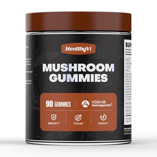 HealthyVi Mushroom Gummies Supplement-Reish