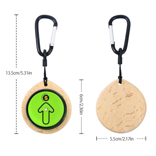 Brújula de madera y plástico para outdoor y camping miniatura 6