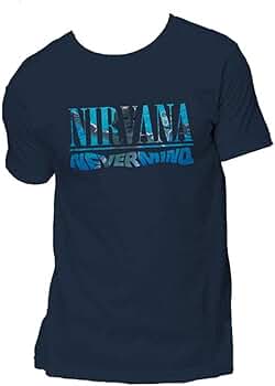 バナナマン　ネイビー BANANAMAN TEE（NVY） Amazon.com: Men's Nirvana Nevermind (Back Print) Slim Fit T