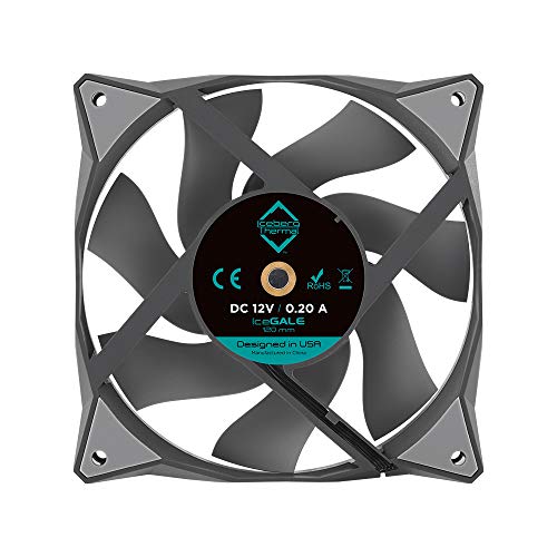 Image of Iceberg Thermal IceGALE 120mm PWM Premium Case Fan (Gray)